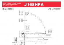 Tower Cranes - Luffing Boom - Top-slewing Jaso J168HPA