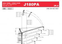 Tower Cranes - Luffing Boom - Top-slewing Jaso J180PA.2R.A
