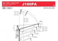 Tower Cranes - Luffing Boom - Top-slewing Jaso J180PA.A