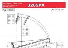 Tower Cranes - Luffing Boom - Top-slewing Jaso J265PA