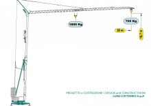 Tower Cranes - Trolley Boom - Bottom-slewing Cattaneo CM 220