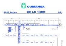 Tower Cranes - Trolley Boom - Top-slewing Comansa 30LC1450