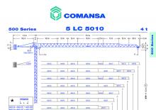 Tower Cranes - Trolley Boom - Top-slewing Comansa 5LC5010