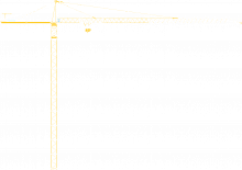 Tower Cranes - Trolley Boom - Top-slewing Potain MD 689 M40