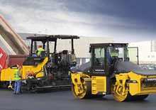 Tracked Asphalt Pavers Volvo ABG8820