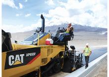 Tracked Asphalt Pavers Caterpillar AP655F
