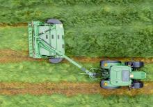 Trailed mowers disc with conditioner John Deere C350R