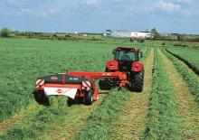 Trailed mowers disc with conditioner Kuhn FC 303 YGC