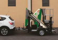 Trailer Mounted Articulating Boom Lifts Comet X Trailer 12