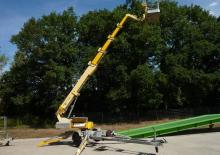Trailer Mounted Telescopic Boom Lifts OMMELIFT Omme 2100 EB