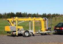 Trailer Mounted Telescopic Boom Lifts OMMELIFT Omme Mini12EBJ