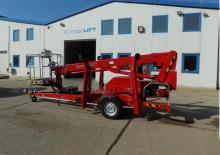 Trailer Mounted Telescopic Boom Lifts EuropeLift TM 13 T