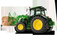 Traktörler 4wd John Deere 6100 MC