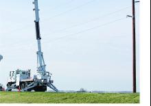 Trailer Mounted Articulating Boom Lifts Altec AH75A
