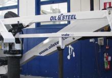 Trailer Mounted Articulating Boom Lifts Oil & Steel Snake 147