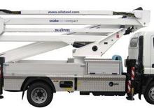 Trailer Mounted Articulating Boom Lifts Oil & Steel Snake 2815 Compact