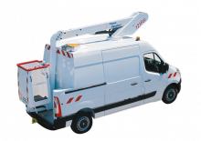 Truck Mounted Telescopic Boom Lifts France Elévateur 121 FCC