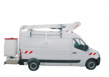 Truck Mounted Telescopic Boom Lifts France Elévateur 121 FT