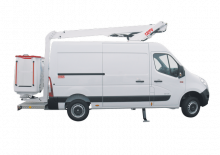 Truck Mounted Telescopic Boom Lifts France Elévateur 132 F