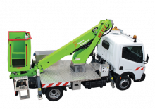 Truck Mounted Telescopic Boom Lifts France Elévateur 142 TLE