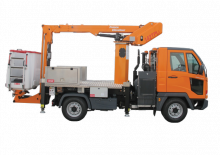 Truck Mounted Telescopic Boom Lifts France Elévateur 152 TPF