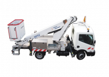 Truck Mounted Telescopic Boom Lifts France Elévateur 162 TLE