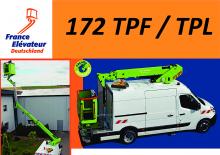 Truck Mounted Telescopic Boom Lifts France Elévateur 172 TPF i