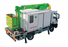 Truck Mounted Telescopic Boom Lifts France Elévateur 192 CPM