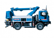 Truck Mounted Telescopic Boom Lifts France Elévateur 192 TBA