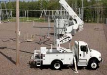 Truck Mounted Telescopic Boom Lifts Altec ALB50PR