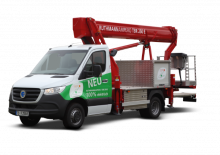 Truck Mounted Telescopic Boom Lifts Ruthmann Ampero TBR 250 E
