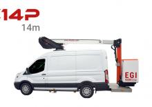 Truck Mounted Telescopic Boom Lifts Klubb E14P