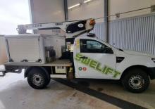 Truck Mounted Telescopic Boom Lifts Versalift ET-32-LFXS