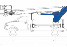 Truck Mounted Telescopic Boom Lifts Socage ForSte 28T