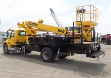 Truck Mounted Telescopic Boom Lifts Elliott Equipment H60F HiReach