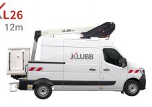 Truck Mounted Telescopic Boom Lifts Klubb KL26