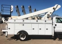 Truck Mounted Telescopic Boom Lifts Versalift LT-62-NE 