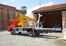 Truck Mounted Telescopic Boom Lifts Multitel MJ 201 S