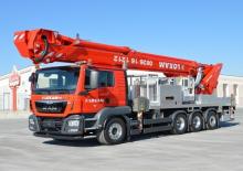 Truck Mounted Telescopic Boom Lifts Multitel MJ 525