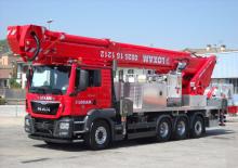 Truck Mounted Telescopic Boom Lifts Multitel MJ 700