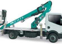 Truck Mounted Telescopic Boom Lifts Imer P 14 T 9