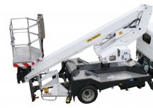 Truck Mounted Telescopic Boom Lifts Palfinger P 170 T