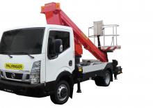 Truck Mounted Telescopic Boom Lifts Palfinger P 170 TXE