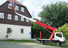 Truck Mounted Telescopic Boom Lifts Palfinger P 210 BK
