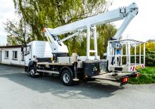 Truck Mounted Telescopic Boom Lifts Palfinger P 230
