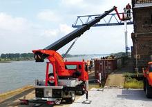 Truck Mounted Telescopic Boom Lifts Palfinger P 300 KS