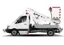 Truck Mounted Telescopic Boom Lifts Bumar PMT-12E 