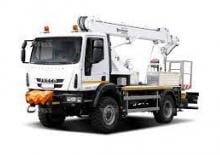 Truck Mounted Telescopic Boom Lifts Bumar PT-21