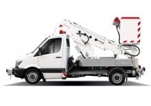 Truck Mounted Telescopic Boom Lifts Bumar PTM-12E