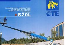 Truck Mounted Telescopic Boom Lifts CTE S 20 L